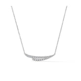 VELA French Cut Pavé Diamond Necklace - Dracakis Jewellers